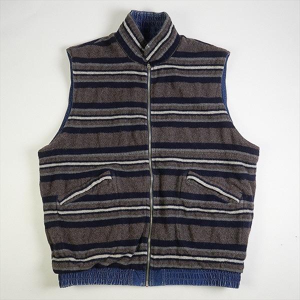 TENDERLOIN テンダーロイン DENIM BLANKET REVERSIBLE VEST WASH