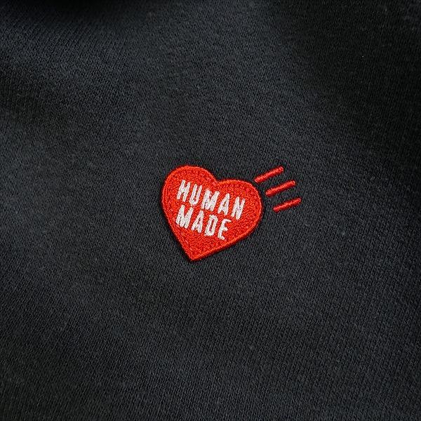 HUMAN MADE ヒューマンメイド 23AW ZIP-UP HOODIE Black HM26CS040
