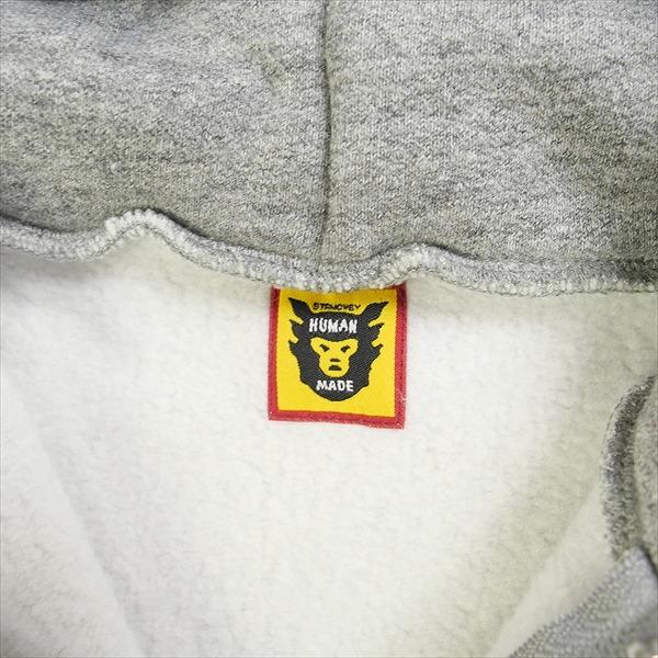 HUMAN MADE ヒューマンメイド 23AW ZIP-UP HOODIE Gray HM26CS040
