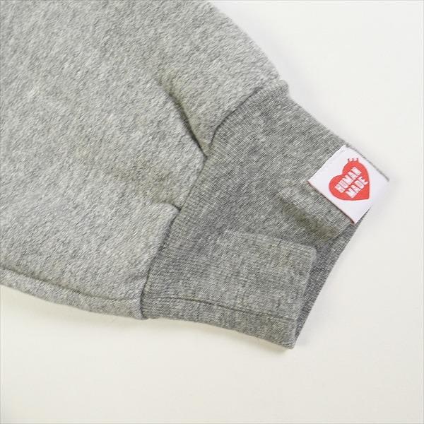 HUMAN MADE ヒューマンメイド 23AW ZIP-UP HOODIE Gray HM26CS040