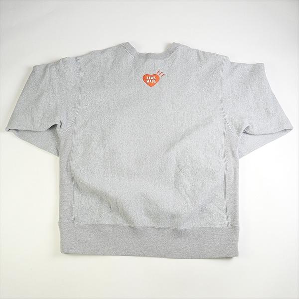 HUMAN MADE ヒューマンメイド ×KAWS 21AW SWEATSHIRT #1 Grey クルー 