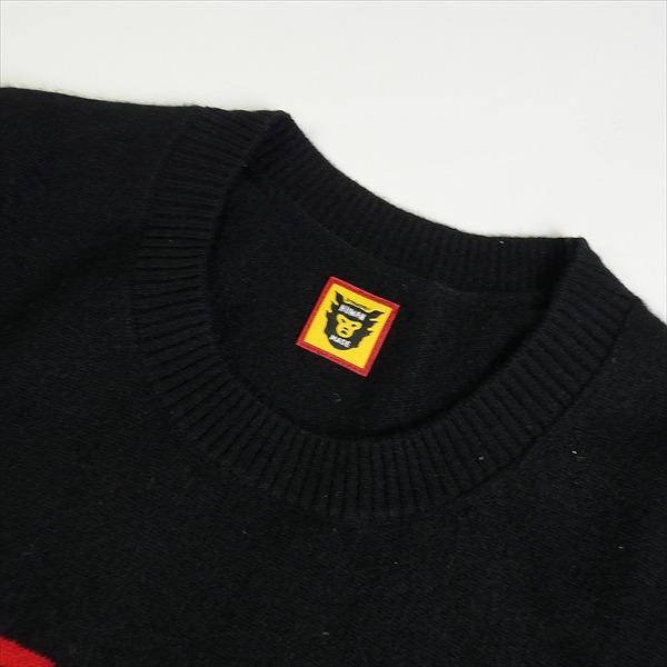 HUMAN MADE ヒューマンメイド ×KAWS 23AW KAWS KNIT SWEATER Black 