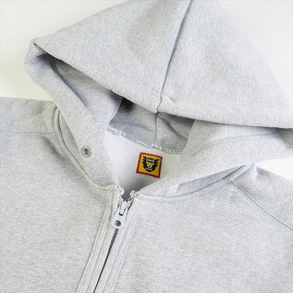 HUMAN MADE ヒューマンメイド 24SS FLEECE SWEAT ZIP HOODIE Gray 