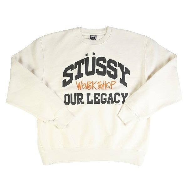 STUSSY ×OUR LEGACY WORK SHOP 24SS COLLEGIATE CREW PIGMENT DYED  