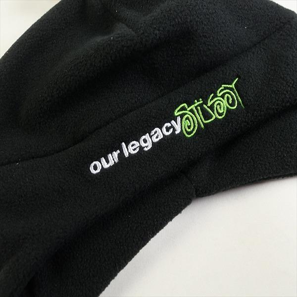 STUSSY ステューシー ×OUR LEGACY WORK SHOP 24SS POLAR FLEECE BEANIE BLACK ビーニー 黒 Size 【フリー】 【新古品・未使用品】 20786236｜stay246｜03