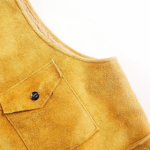 TENDERLOIN テンダーロイン T-SUEDE VEST D BEIGE レザーベスト ベージュ Size 【S】 【中古品-良い】 20788356｜stay246｜03