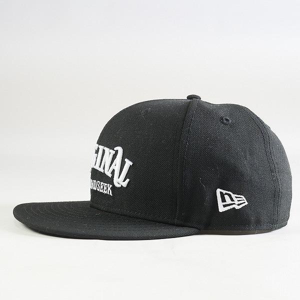 TENDERLOIN テンダーロイン 帽子 × HIDE AND SEEK ハイドアンドシーク NEWERA CAP ニューエラ キャップ ブラック系【中古】 TENDERLOIN テンダーロイン ×HIDE AND SEEK ハイドアンドシーク NEWERA