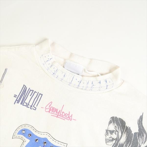 SAINT MICHAEL セント マイケル ×BORNXRAISED 24SS BR_LS TEE/LA / WHT