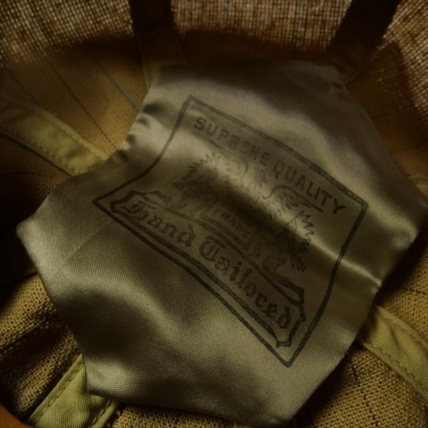 At Last ＆ Co アットラスト/BUTCHER PRODUCTS DRESS CAP STRIPE BEIGE