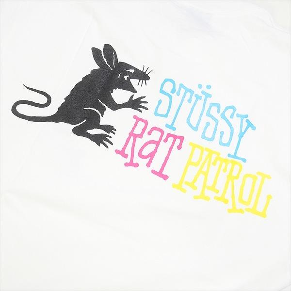 STUSSY ステューシー RAT PATROL TEE WHITE Tシャツ 白 Size 【L】 【中古品-ほぼ新品】 20791989｜stay246｜09