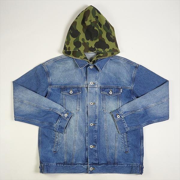 A BATHING APE ア ベイシング エイプ 1ST Camo Loose Fit Hooded Denim