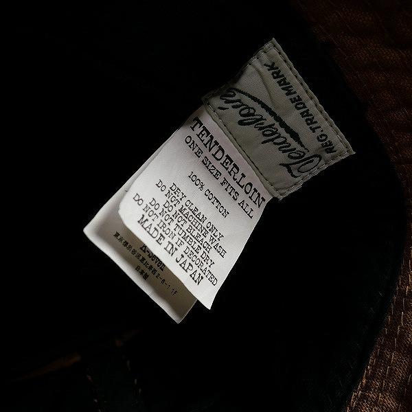 TENDERLOIN テンダーロイン PORK PIE HAT DUCK BROWN バケットハット