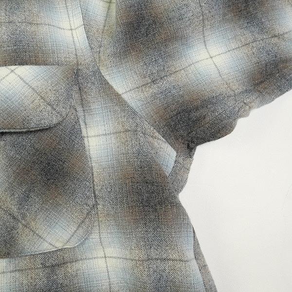 SubCulture サブカルチャー WOOL CHECK SHIRT IVORY 長袖シャツ