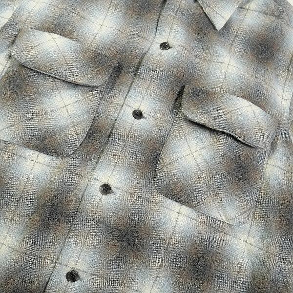 SubCulture サブカルチャー WOOL CHECK SHIRT IVORY 長袖シャツ
