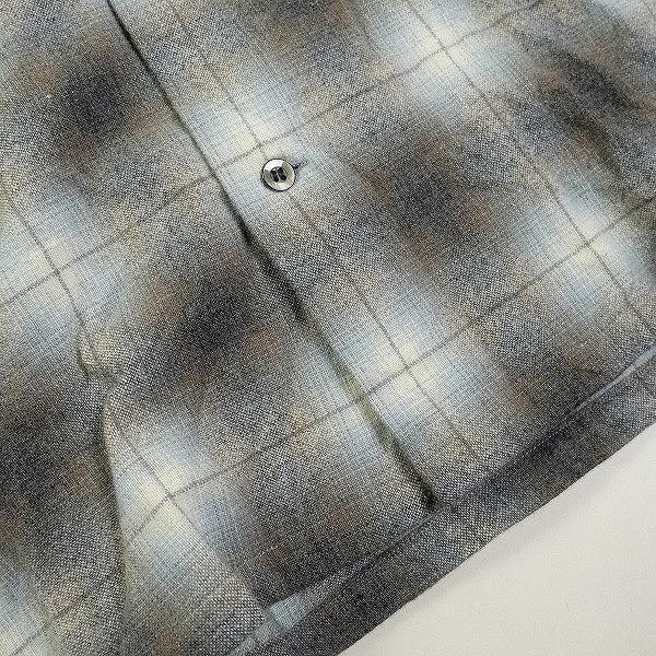 SubCulture サブカルチャー WOOL CHECK SHIRT IVORY 長袖シャツ SubCulture サブカルチャー WOOL CHECK SHIRT IVORY 長袖シャツ