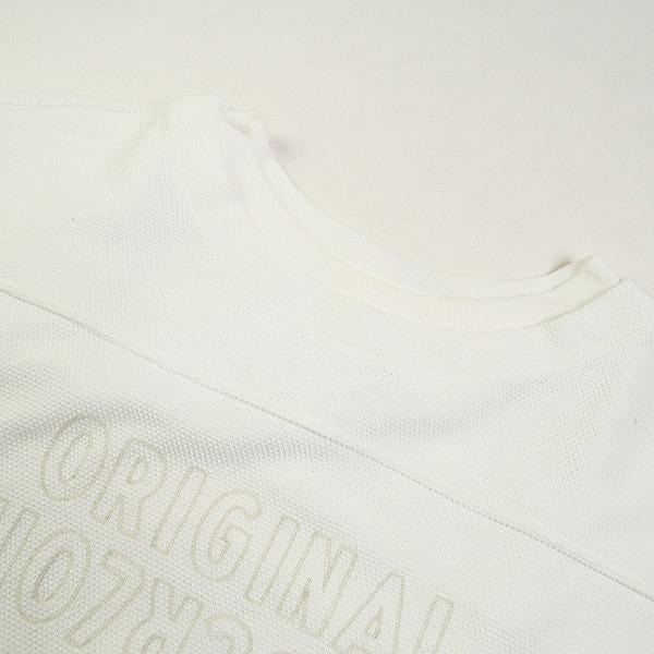 TENDERLOIN テンダーロイン MOSS STITCH NFL WHITE フットボールトップ