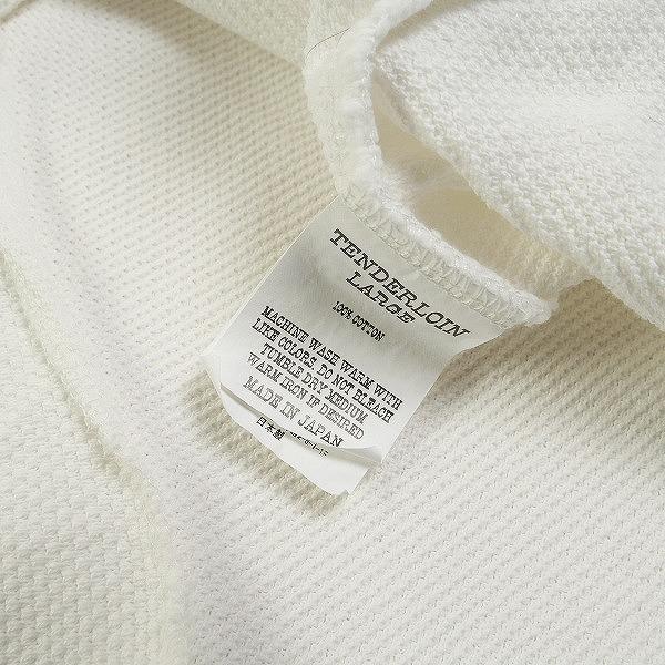 TENDERLOIN テンダーロイン MOSS STITCH NFL WHITE フットボールトップ