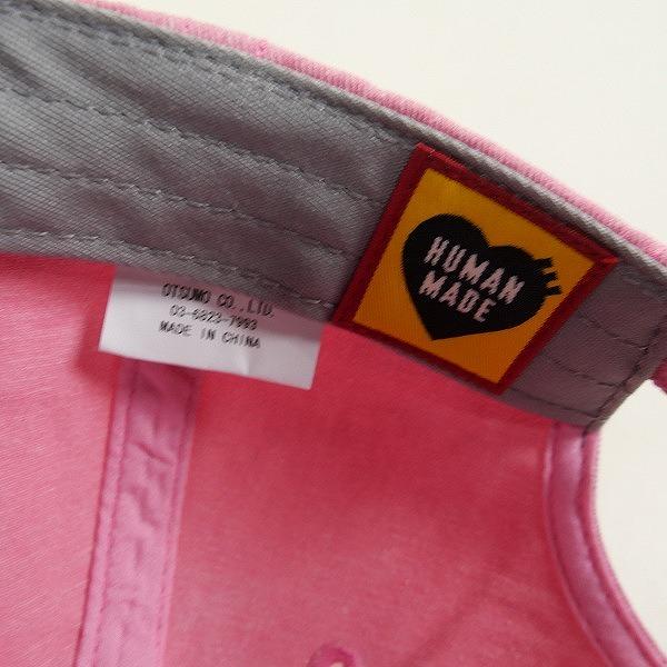 HUMAN MADE ヒューマンメイド 24SS 6 PANEL CAP #1 PINK HM27GD011