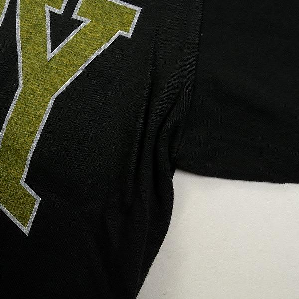 STUSSY ステューシー 24SS BURLY THREADS TEE PIGMENT DYED Black T