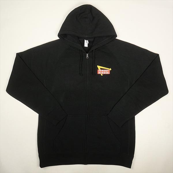 In-N-Out Burger インアンドアウトバーガー RETRO TATOO ZIP-UP BLACK 