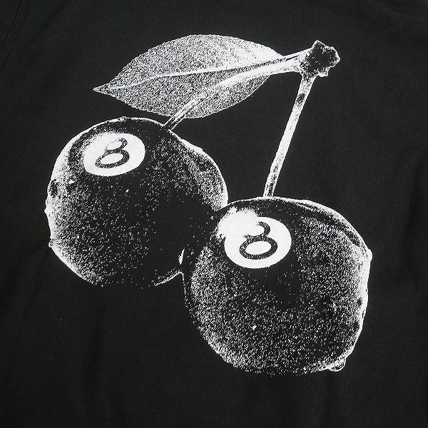 STUSSY ステューシー 24SS CHERRIES HOODIE BLACK スウェットパーカー
