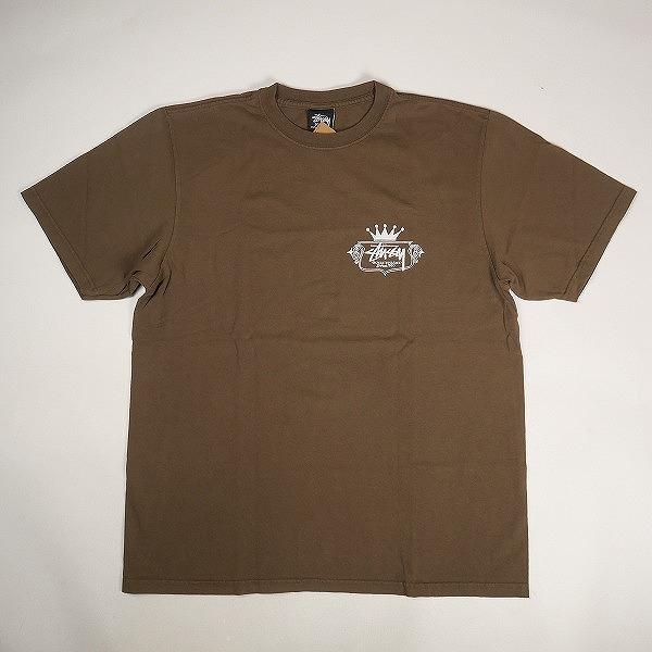 STUSSY ステューシー 24SS BUILT TO LAST TEE PIGMENT DYED Brown T