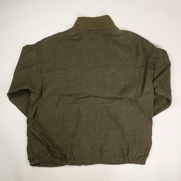 テンダーロイン　 オリーブカラー ブルゾン ジャケット TENDERLOIN テンダーロイン LINEN SWING TOP OLIVE ジャケット