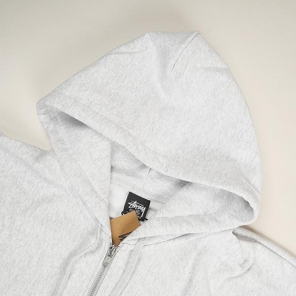 STUSSY ステューシー 24SS BUILT TO LAST ZIP HOODIE PIGMENT DYED Ash 