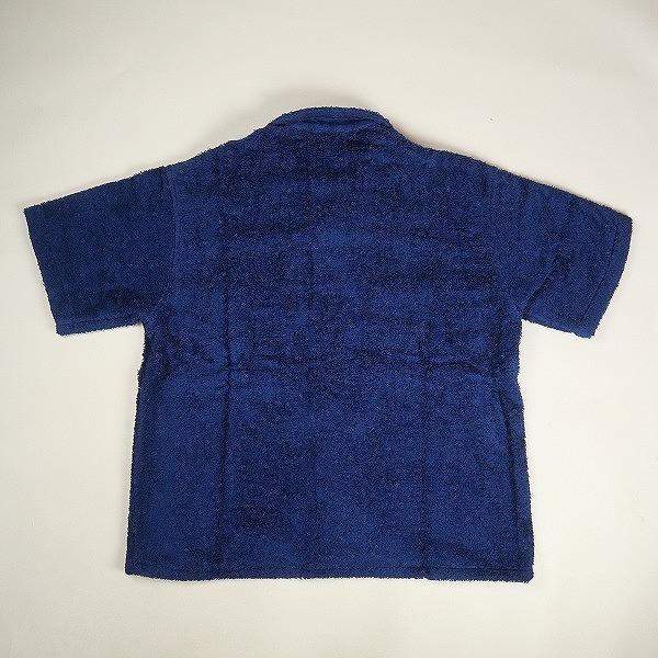 HUMAN MADE ヒューマンメイド 24SS Pile Aloha Shirt Blue HM27SH025