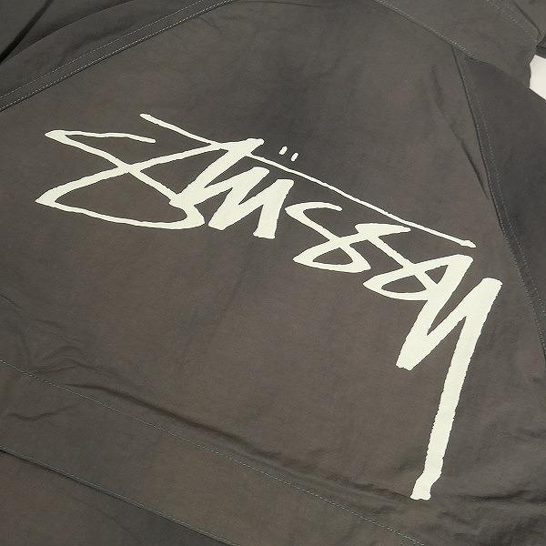 STUSSY ステューシー 24AW BEACH SHELL WAVE DYE BLACK ジャケット 黒