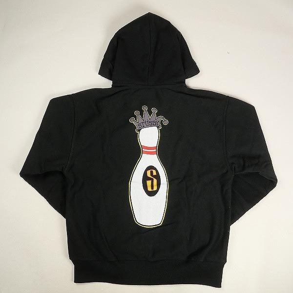 STUSSY ステューシー 24AW KINGPIN ZIP HOODIE BLACK ジップパーカー
