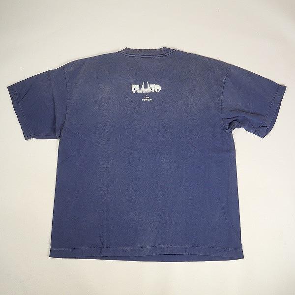 SAINT MICHAEL セント マイケル 24AW PT_SS TEE/PLUTO/NAVY Tシャツ 紺