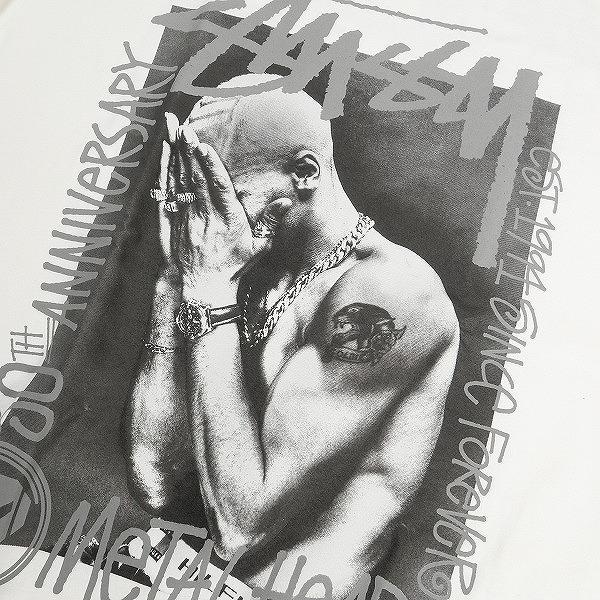 STUSSY ステューシー ×Goldie Metalheadz 30 Tee White Tシャツ 白 