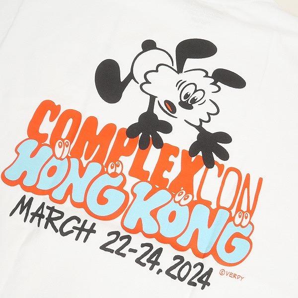 VERDY ヴェルディ ×COMPLEXCON 24SS HONG KONG T-Shirt #1 White 香港