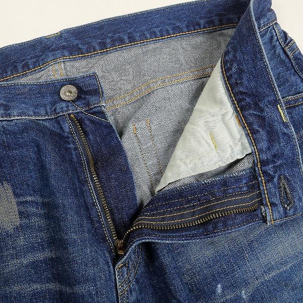 SEQUEL シークエル ×Fragment DAMAGE DENIM PANTS INDIGO デニムパンツ