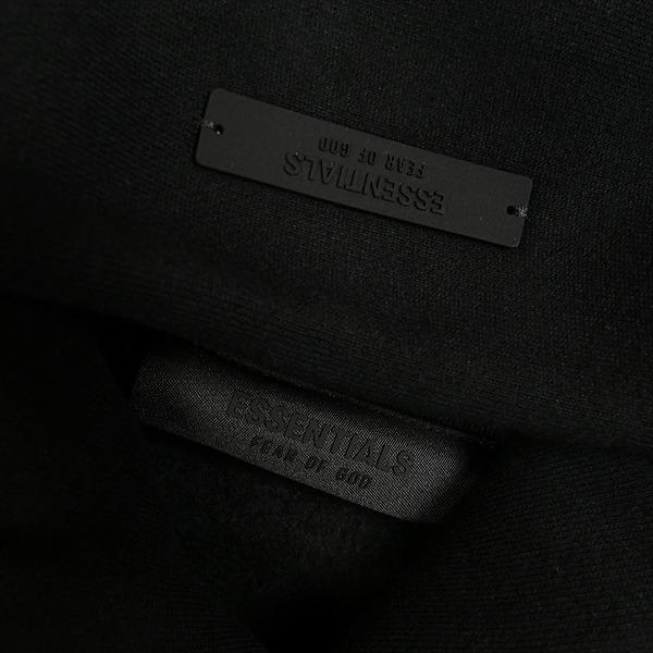 Fear of God フィアーオブゴッド ESSENTIALS Fleece Hoodie BLACK STATEロゴパーカー 黒 Size 【S】 【新古品・未使用品】 20803312_3