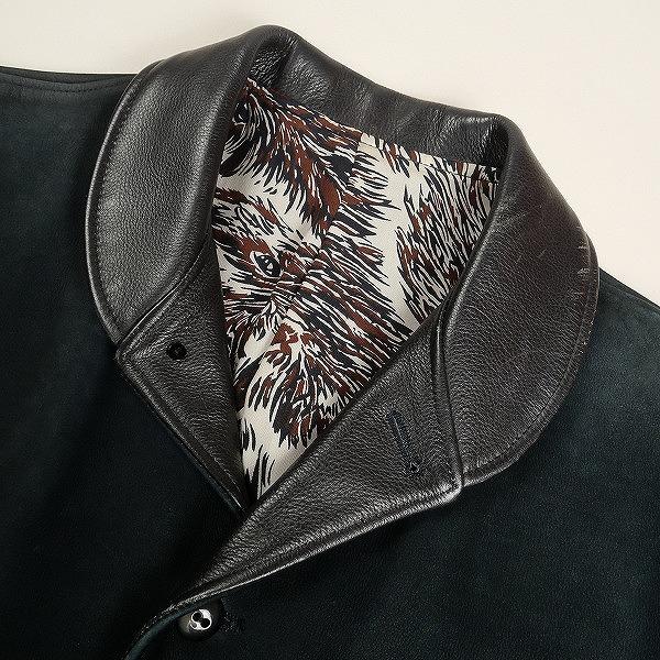 TENDERLOIN テンダーロイン T-NUBACK JKT NAVY レザージャケット 紺 