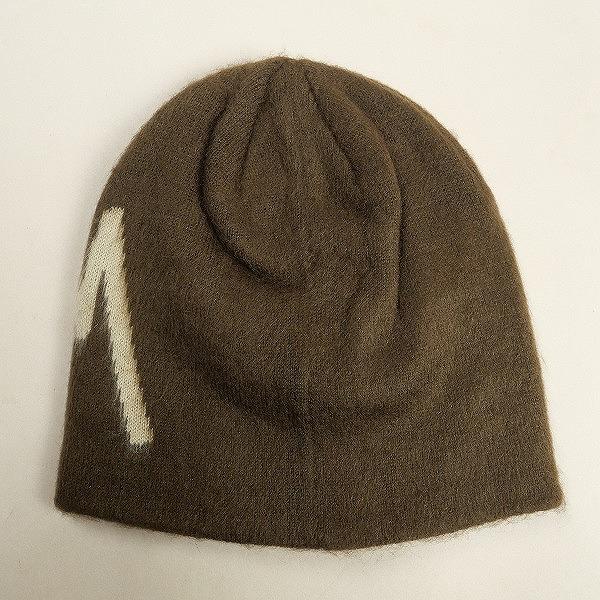 STUSSY ステューシー SKULLCAP BRUSHED OUT STOCK ビーニー 茶 Size