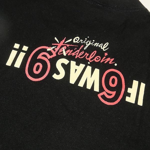 TENDERLOIN テンダーロイン TEE D.D BLACK Tシャツ 黒 Size 【L 