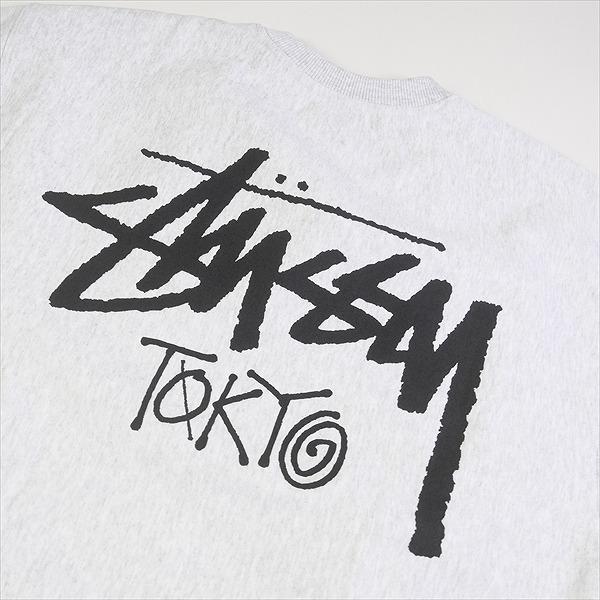 STUSSY ステューシー 24AW STOCK TOKYO CREW ASH HEATHER 東京限定