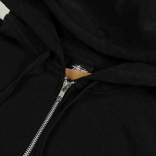 STUSSY ステューシー 24AW STOCK TOKYO ZIP HOOD BLACK 東京限定ジップ