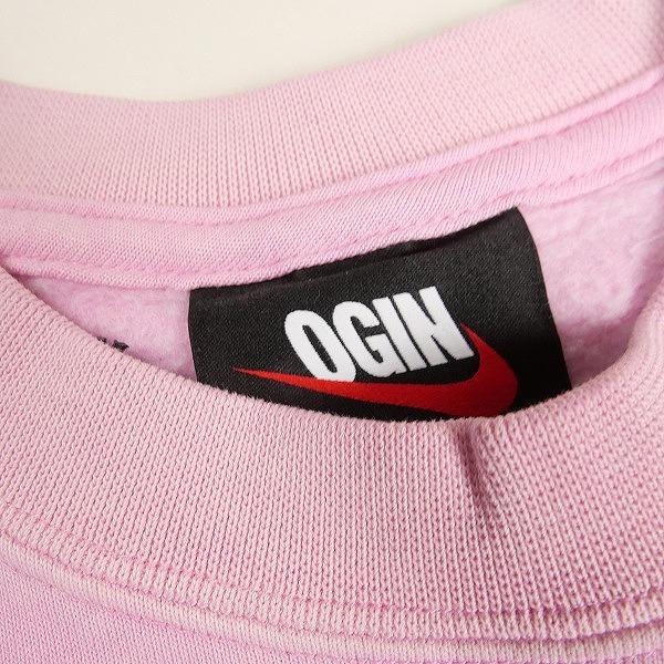 NIKE ナイキ ×NIGO 24AW AS NRG NIGO CREW FLC PINK OGINロゴクルー 