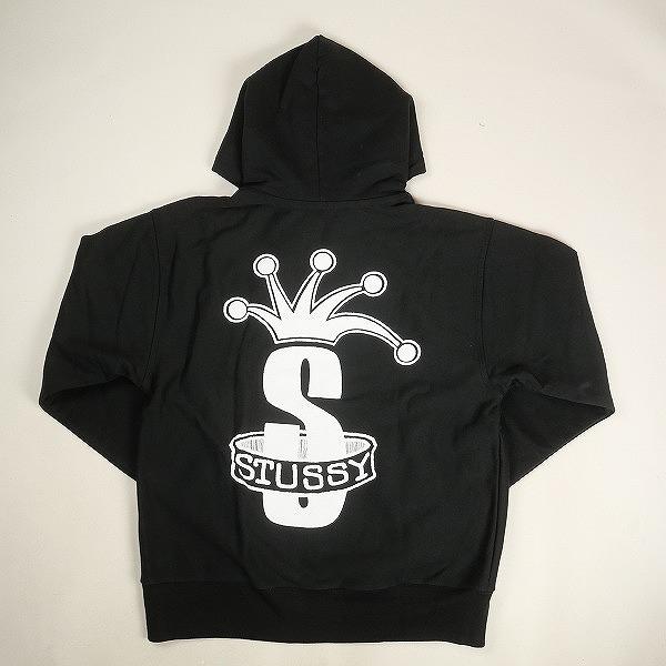 Stussy ジップパーカー STUSSY ステューシー 24AW KINGPIN ZIP HOODIE BLACK ジップパーカー