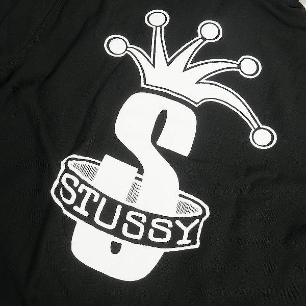 STUSSY ステューシー 24AW CROWN BAND ZIP HOODIE BLACK ジップ