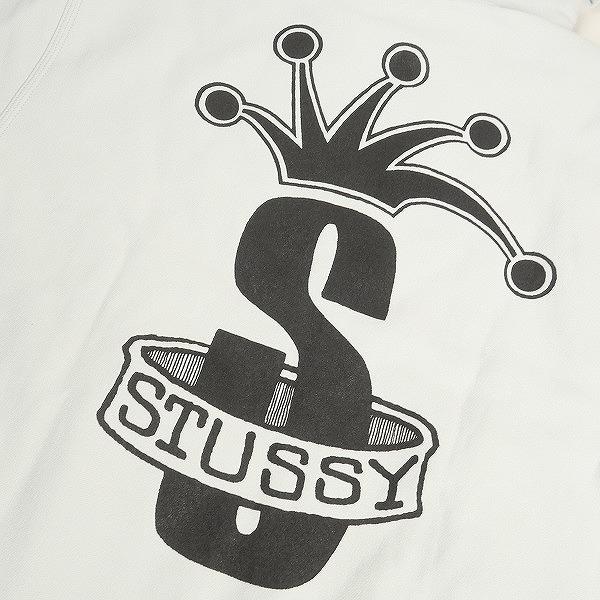 STUSSY ステューシー 24AW CROWN BAND ZIP HOODIE WHITE ジップ