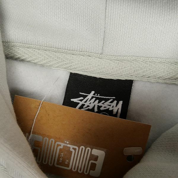 STUSSY ステューシー 24AW CROWN BAND ZIP HOODIE WHITE ジップ