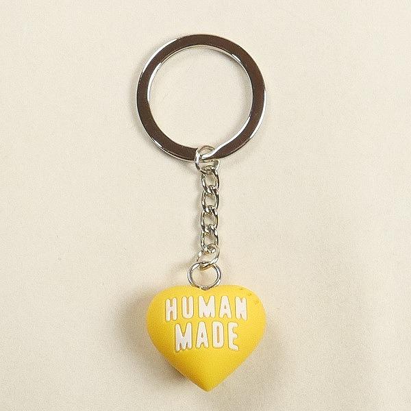 HUMAN MADE ヒューマンメイド 24AW HEART RUBBER KEY CHAIN YELLOW