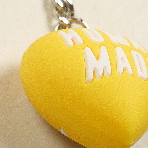 HUMAN MADE ヒューマンメイド 24AW HEART RUBBER KEY CHAIN YELLOW
