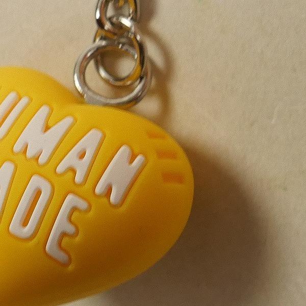 HUMAN MADE ヒューマンメイド 24AW HEART RUBBER KEY CHAIN YELLOW