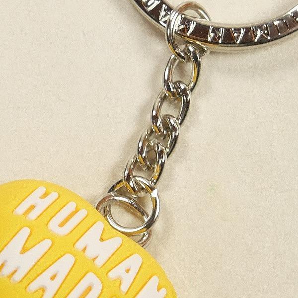 HUMAN MADE ヒューマンメイド 24AW HEART RUBBER KEY CHAIN YELLOW